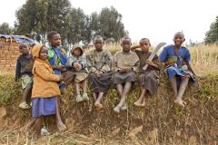 Ruanda, group of children