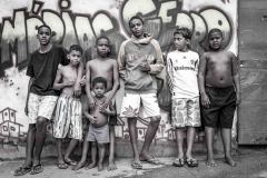 Brazil, Favela Rio little gang