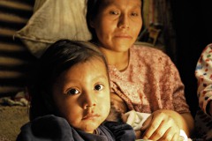 Guatemala, indio girl and mother