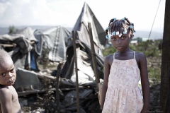 Haiti, tent camp after earth quake