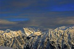 Bavarian alps, mountain panorama from Fellhorn