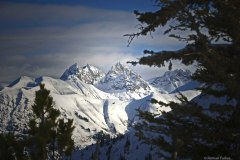 Bavarian alps Allgaeu mountain panoramaee