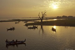 Myanmar, lake near Mandalay