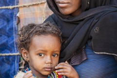 Ethiopia, Afar mother and child